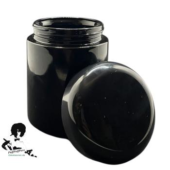 Weithalsdose aus Violettglas 250ml
